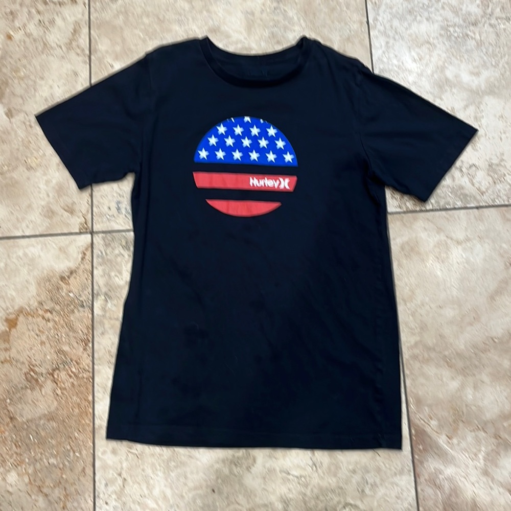 Black Hurley kids tee shirt
